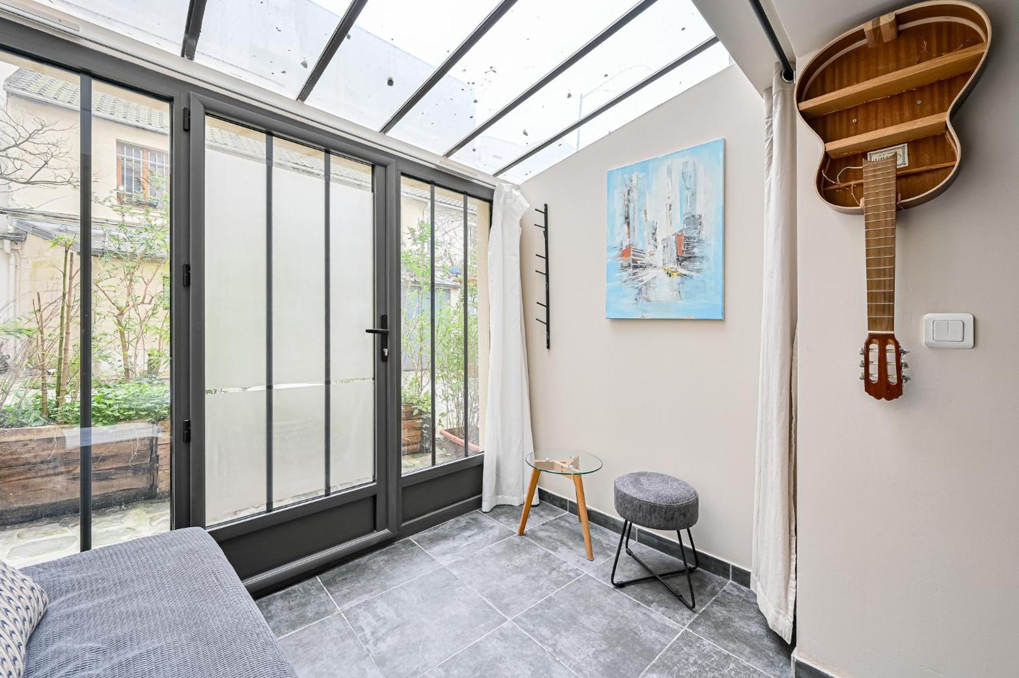 Ferienwohnung L'Oasis Parisien - 2 Pers - Metro Oberkampf Exterior foto